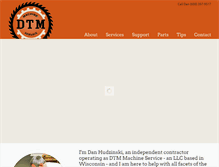 Tablet Screenshot of dtmmachine.com